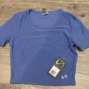 NWT TLF Apparel Tempo short sleeve crop top